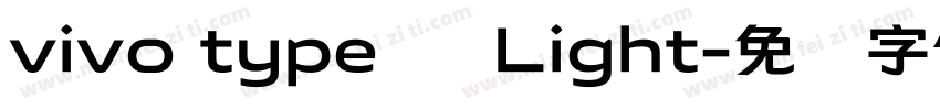 vivo type 简 Light字体转换